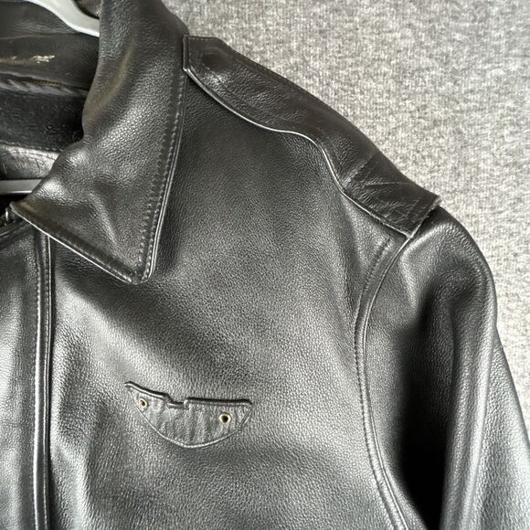 Oxford Leather Shop Type A-2 Flight Bomber Jacket Men's Sz 50 XL USAF Insulated - Picture 9 of 13